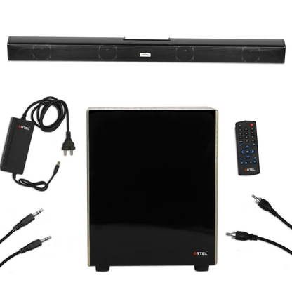 Ortel CineBar 100 – 100W 4.1 Channel Bluetooth Home Theatre System with Subwoofer | HDMI ARC, Optical, USB & AUX
