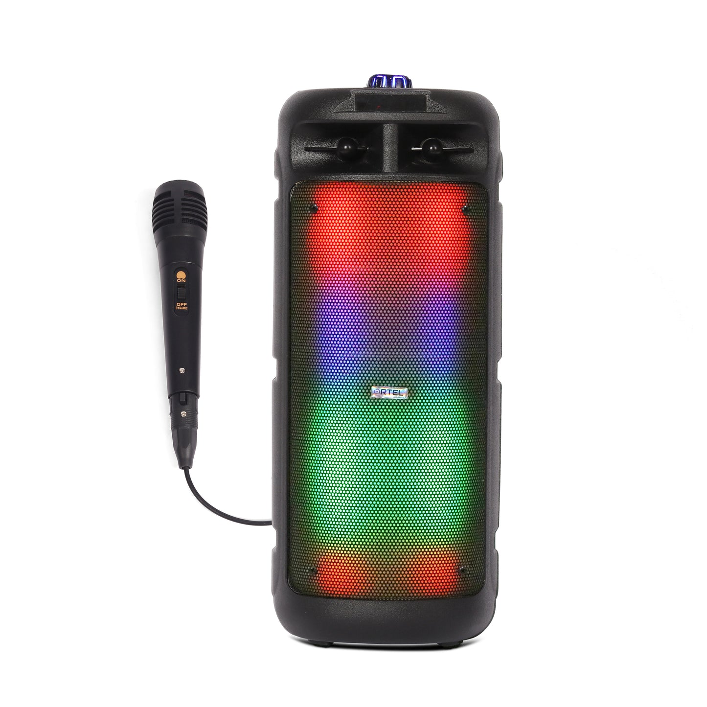 Neon Blast 🔊 Ortel BoomBox Wireless Party Speaker | 30W Stereo Output | 3600mAh Battery – 14H Playtime