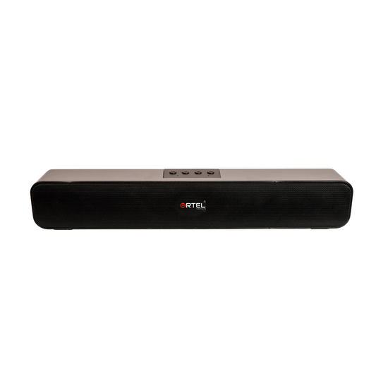 ORTEL Beats 16W RGB Soundbar with Dual 2″ Woofers, 1200mAh Battery, TF/USB Plug & Play